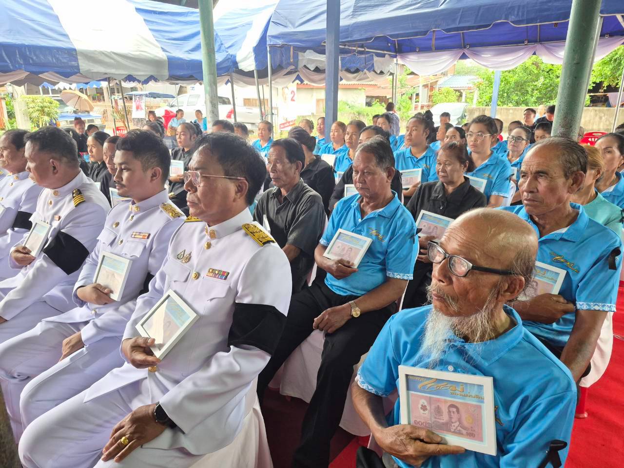 อำเภอโคกโพธิ์ไชย : จัดพิธีอัญเชิญและแลกเงินพระราชทานขวัญถุงกองทุนแม่ของแผ่นดิน ประจำปี 2569